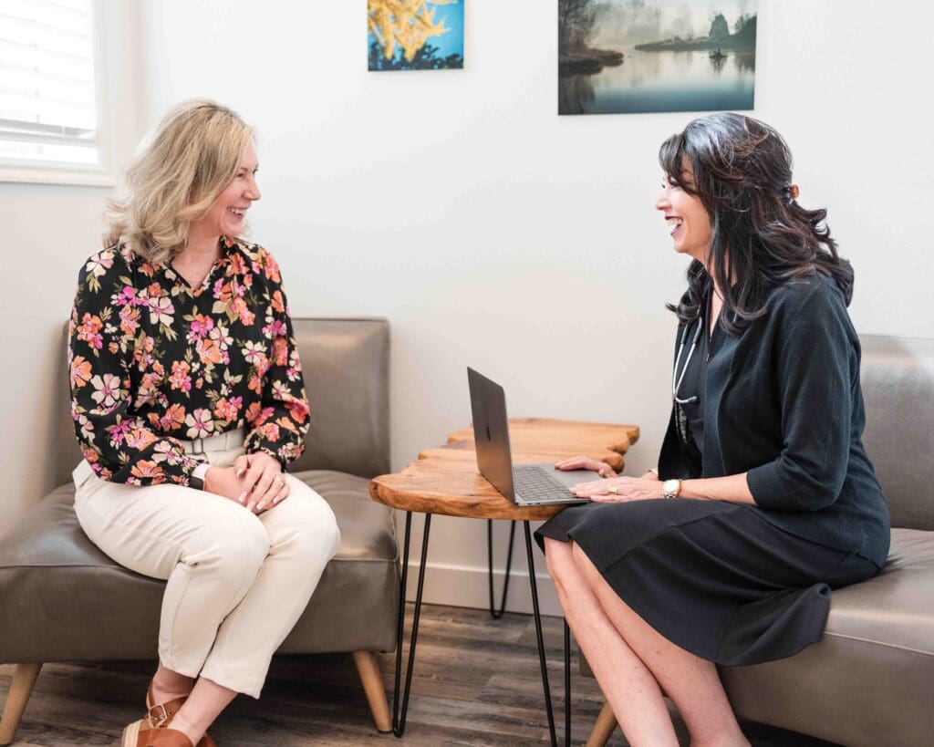 Boise commercial photographer documenting aesthetic clinic consult